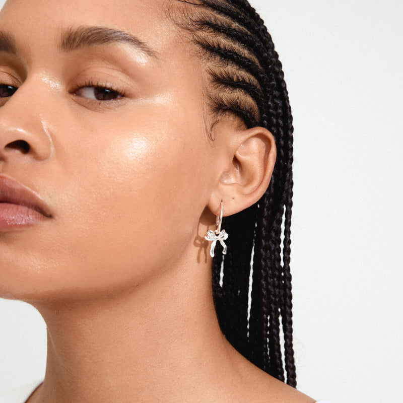 CASSIAN hoop earrings silver-plated