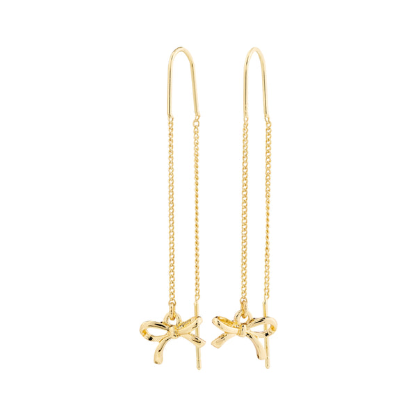 LYSANDRA chain earrings gold-plated