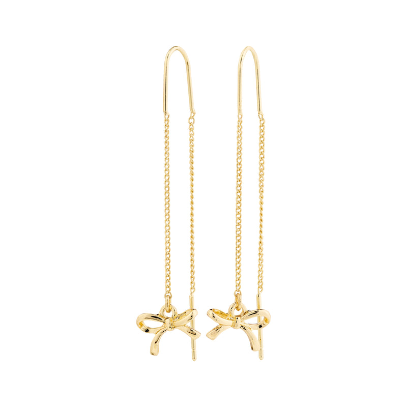 LYSANDRA chain earrings gold-plated