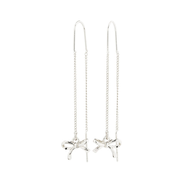 LYSANDRA chain earrings silver-plated