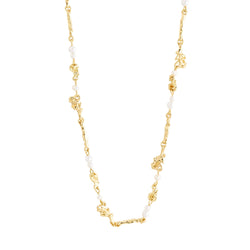 SLOAN pearl necklace gold-plated