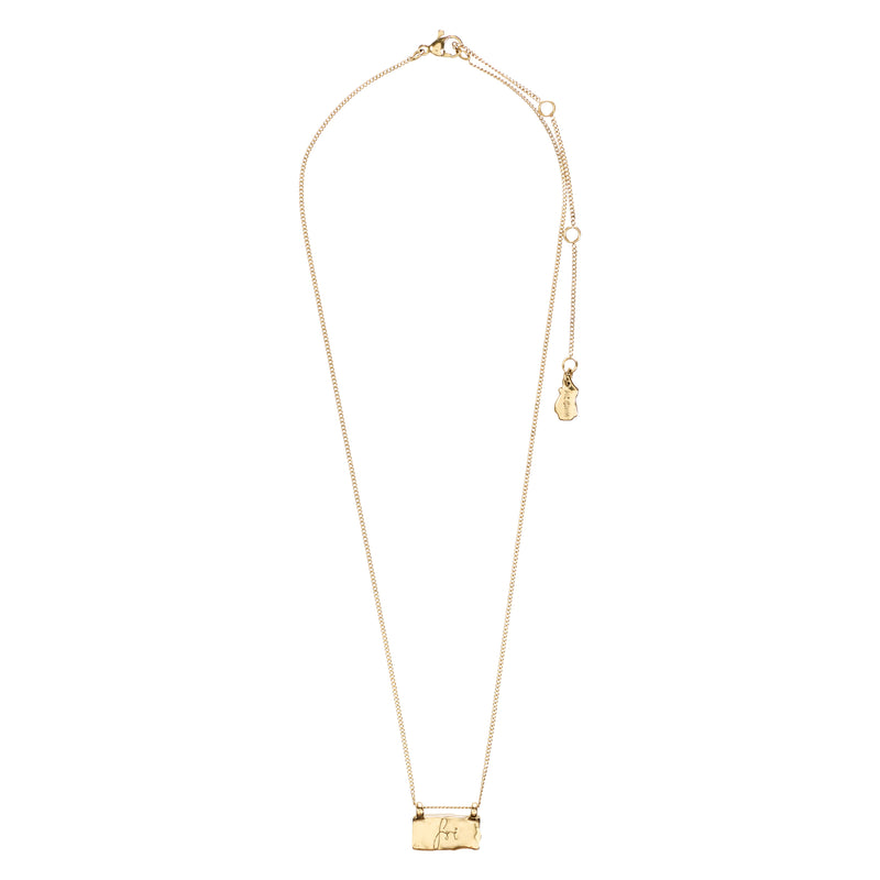 Necklace, Fri Af Misbrug, gold-plated