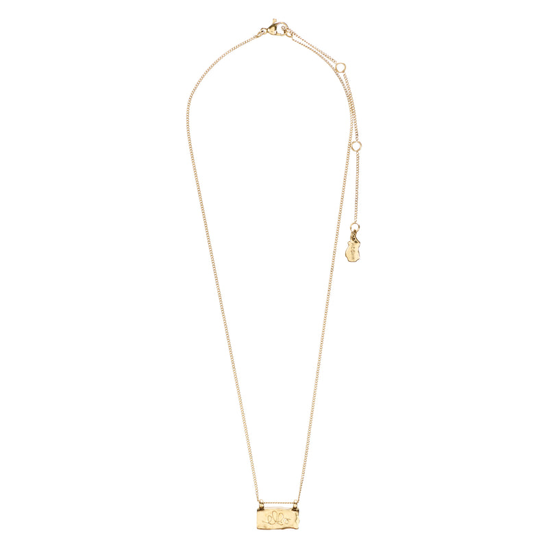 Necklace, Fri Af Misbrug, gold-plated