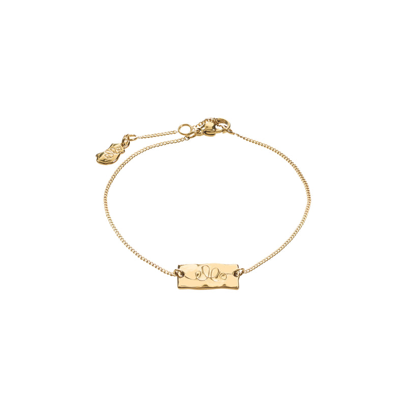 Bracelet, Fri Af Misbrug, gold-plated