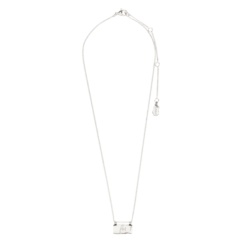 Necklace, Fri Af Misbrug, silver-plated