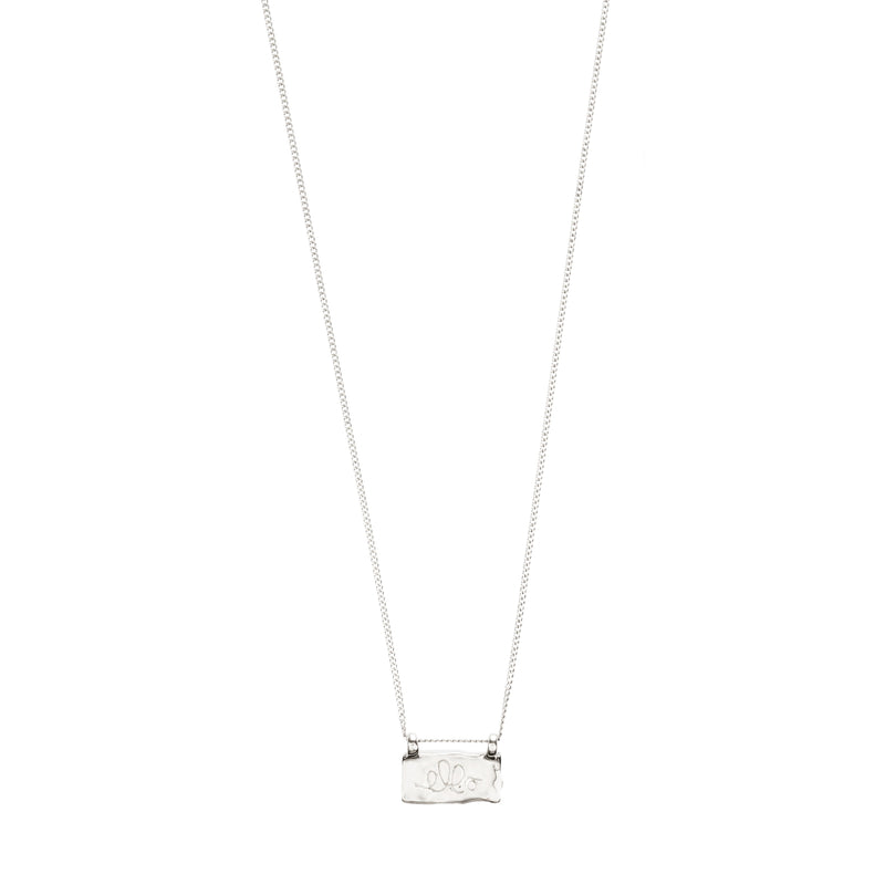 Necklace, Fri Af Misbrug, silver-plated