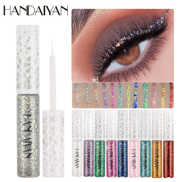 HANDAIYAN 12 Colors Sequin Eyeliner  handaiyan   