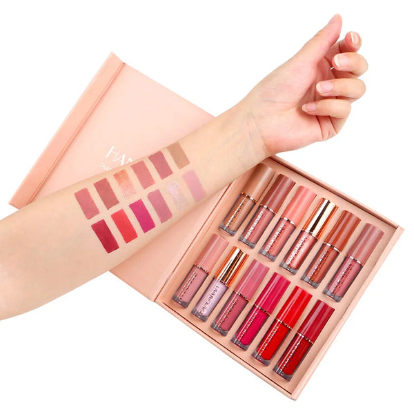 12Pcs/Box Matte Liquid Lipstick