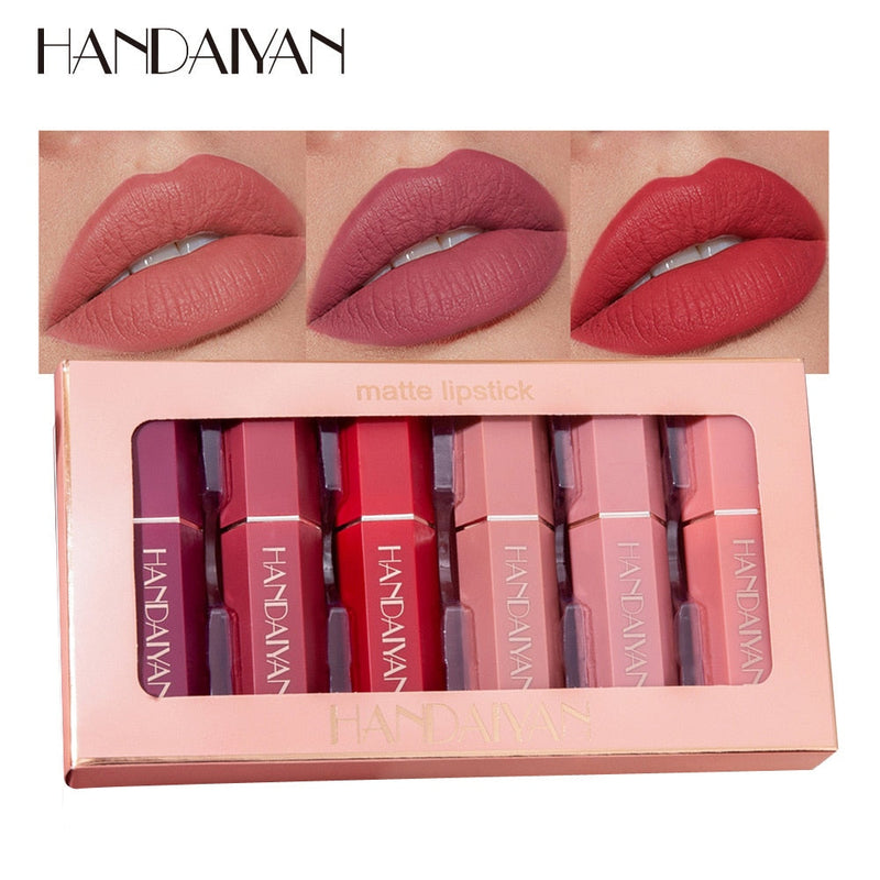 HANDAIYAN Cream Matte Lip Stick Set  handaiyan   