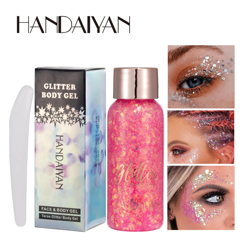 Eye Glitter Nail Hair Body Face Stickers Gel Art