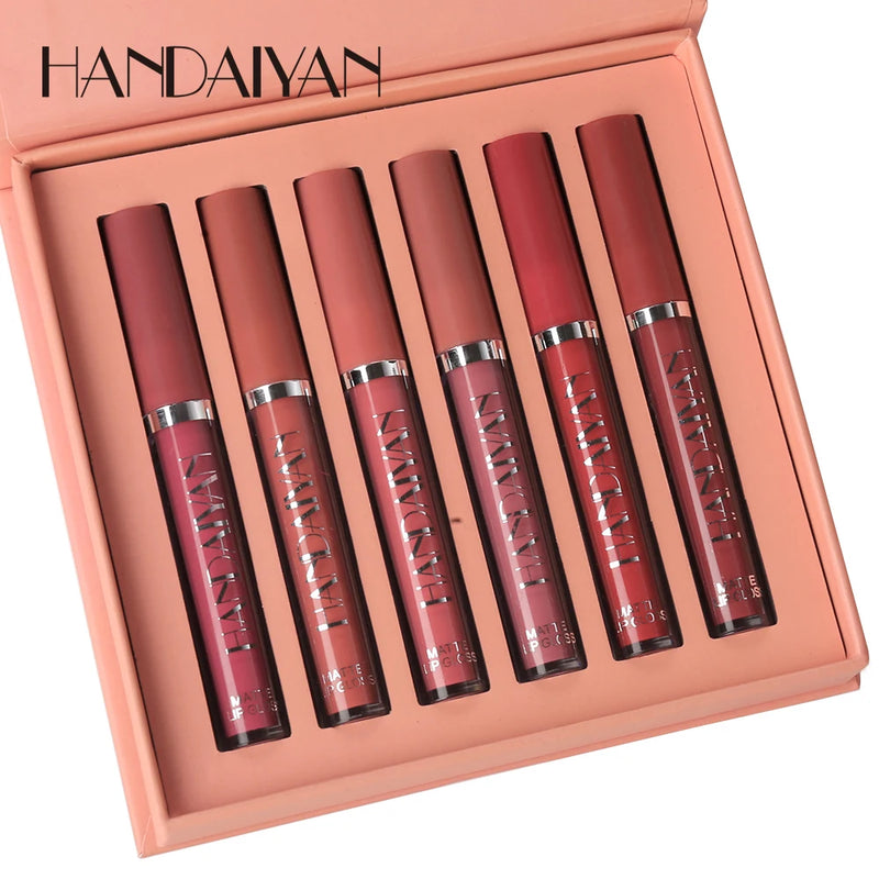 6 Colors Lip Gloss Set