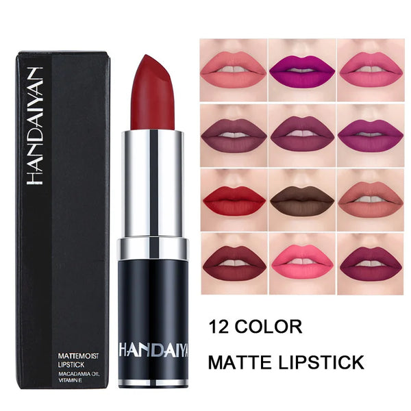 Beauty Cosmetics 12 Colors Lipstick