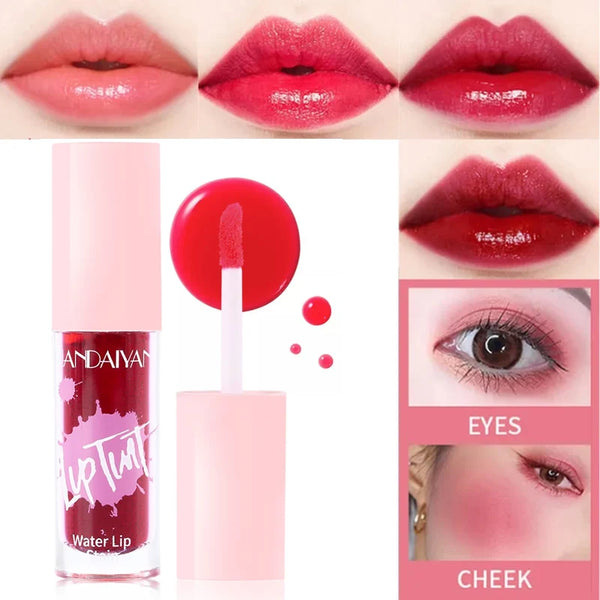 6 Colors Lip Tint Stain Cheek Lipgloss