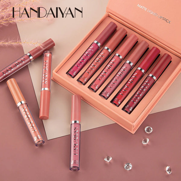 6 Colors Lip Gloss Set