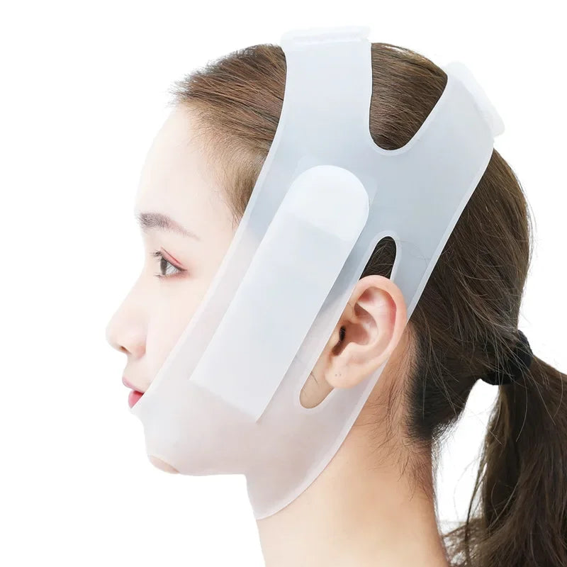 Nano Silicone V Shape Lifting Face Mask