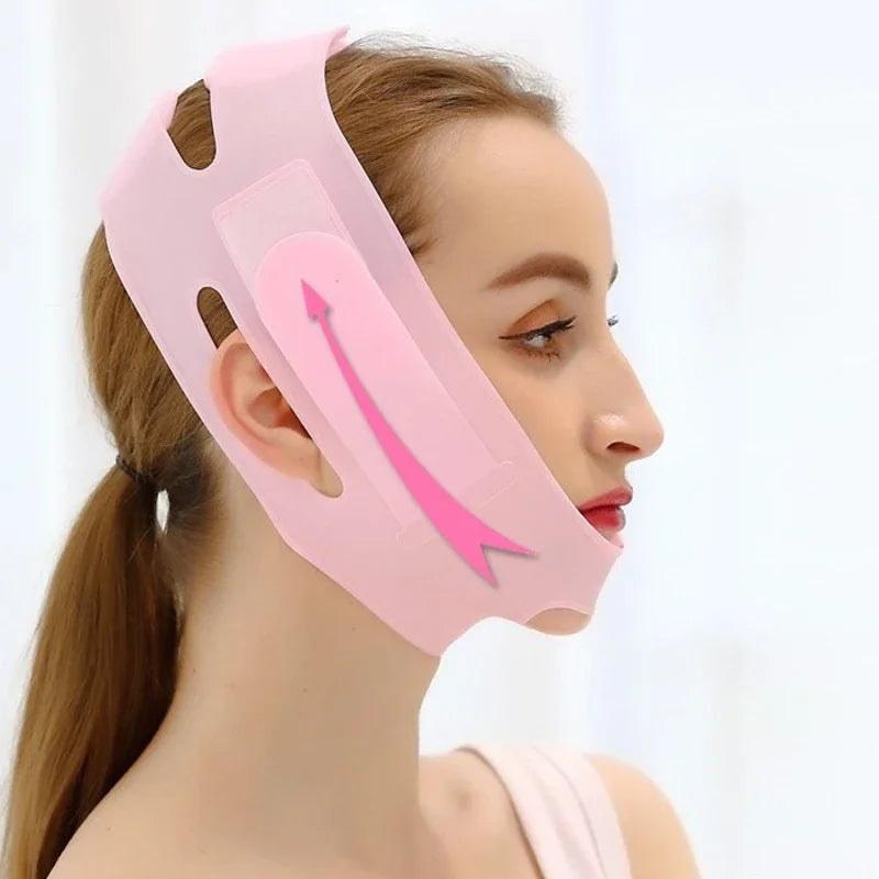 Nano Silicone V Shape Lifting Face Mask