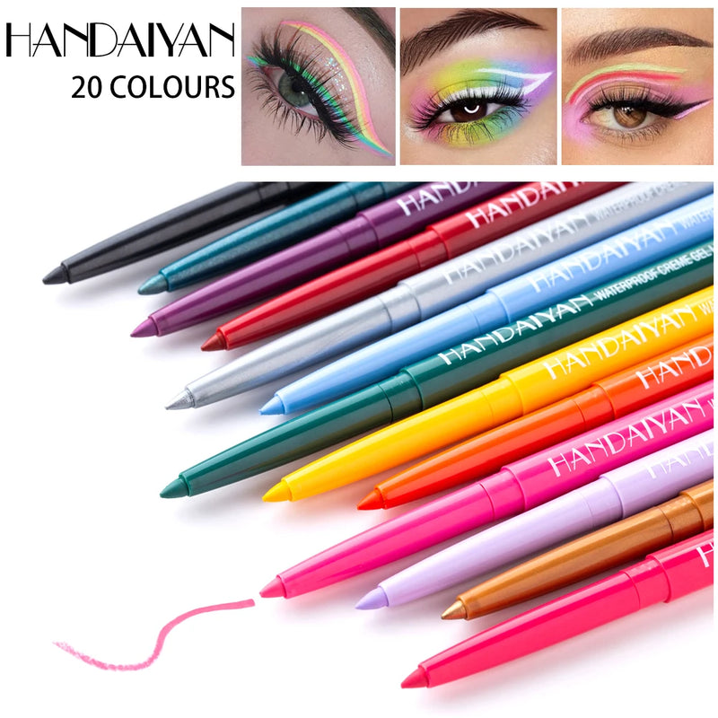 Glitter Eyeliner Set Gel Pencil