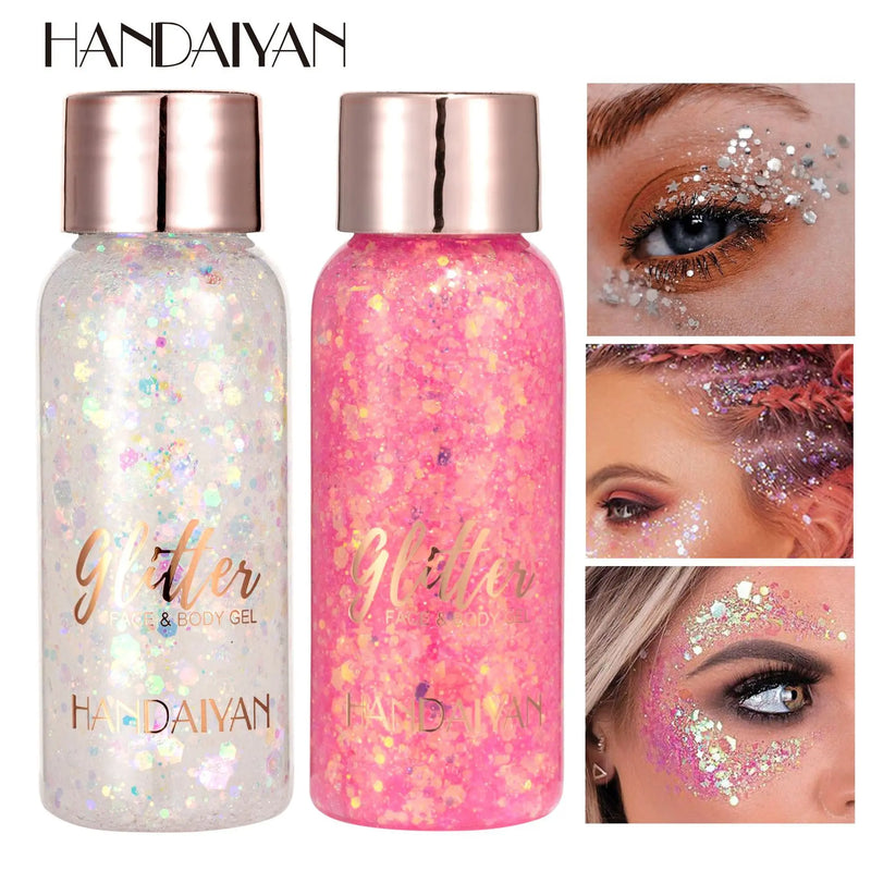 Eye Glitter Nail Hair Body Face Stickers Gel Art