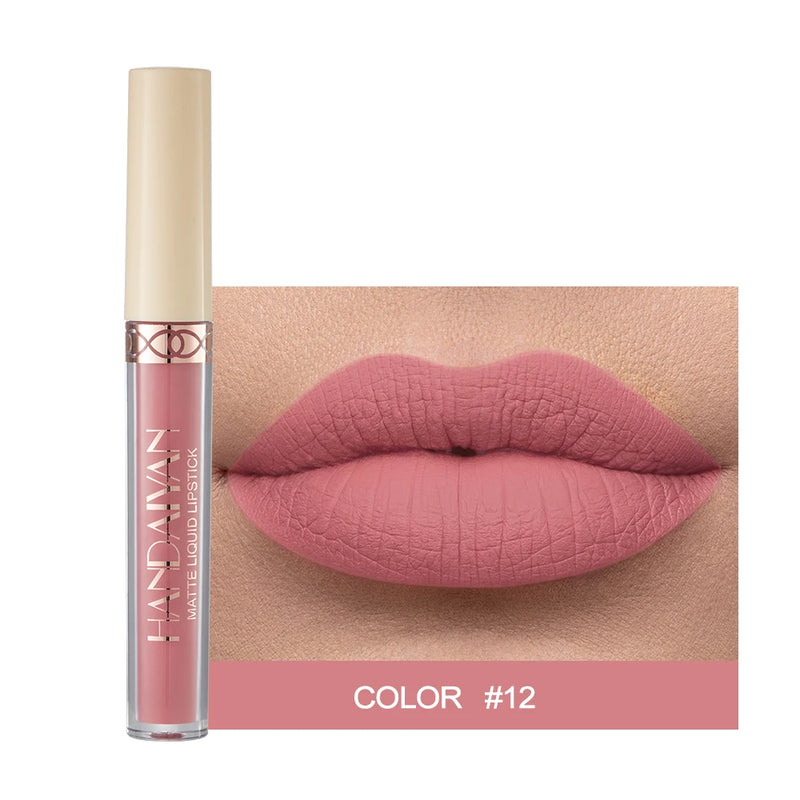 Matte Velvet 12-Color Lip Gloss