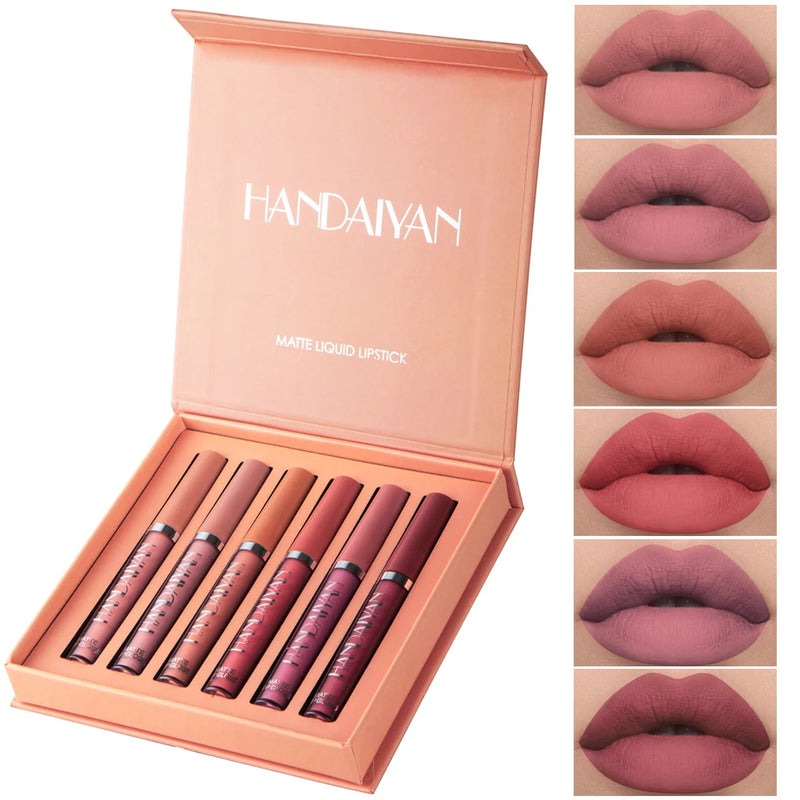 6 Colors Lip Gloss Set