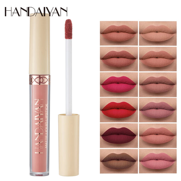 Matte Velvet 12-Color Lip Gloss