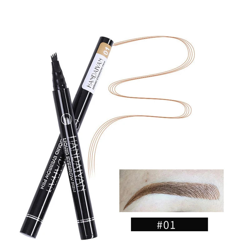 Eyebrow Pencil Four-fork Makeup Soft Liquid