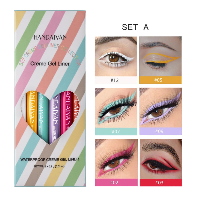 Glitter Eyeliner Set Gel Pencil