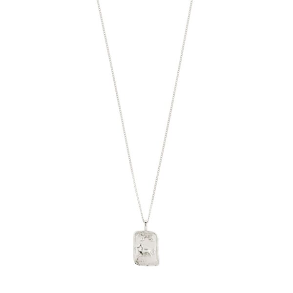 LEO Zodiac Sign necklace, silver-plated