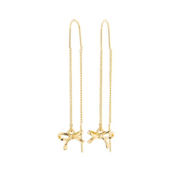 LYSANDRA chain earrings gold-plated