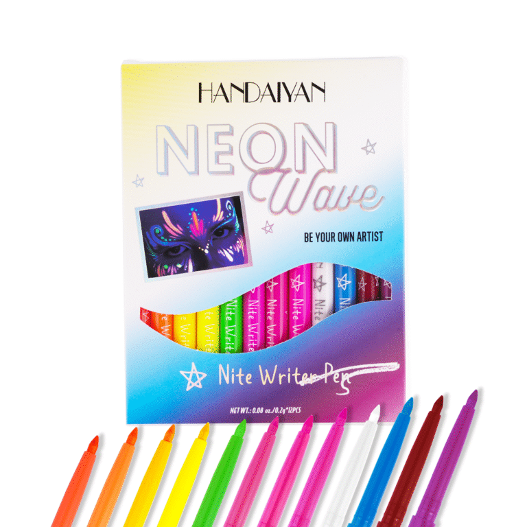 HANDAIYAN UV Fluorescent Festival 12 Colors Eyeliner Set  handaiyan 12 colors set