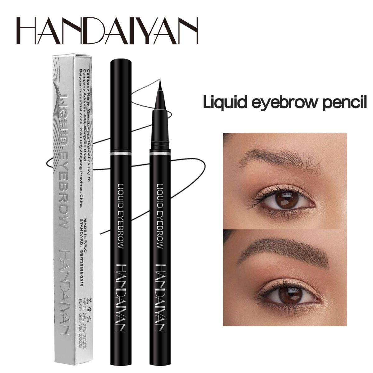 Super Thin Nib Liquid Eyebrow Pen  handaiyan