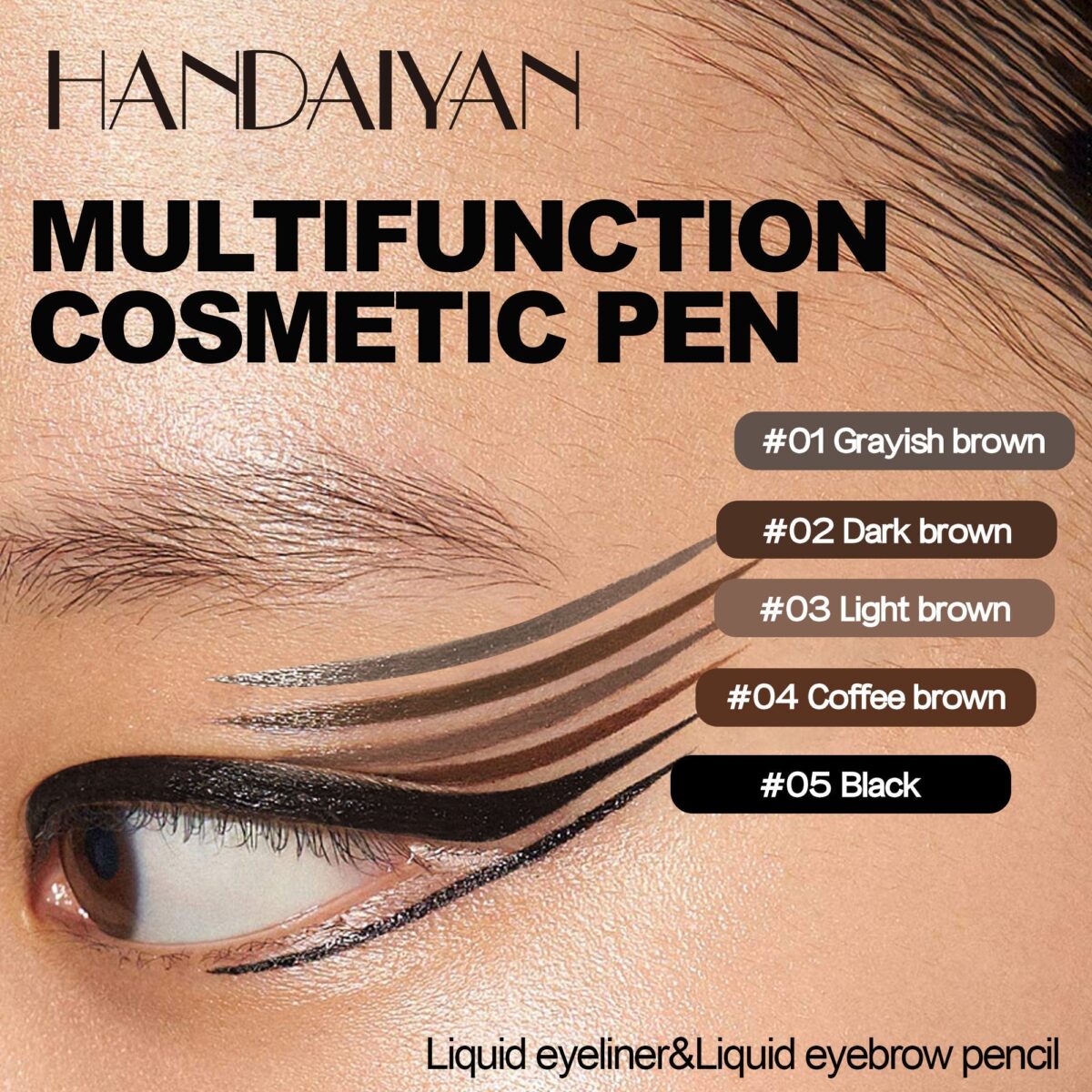 Super Thin Nib Liquid Eyebrow Pen  handaiyan