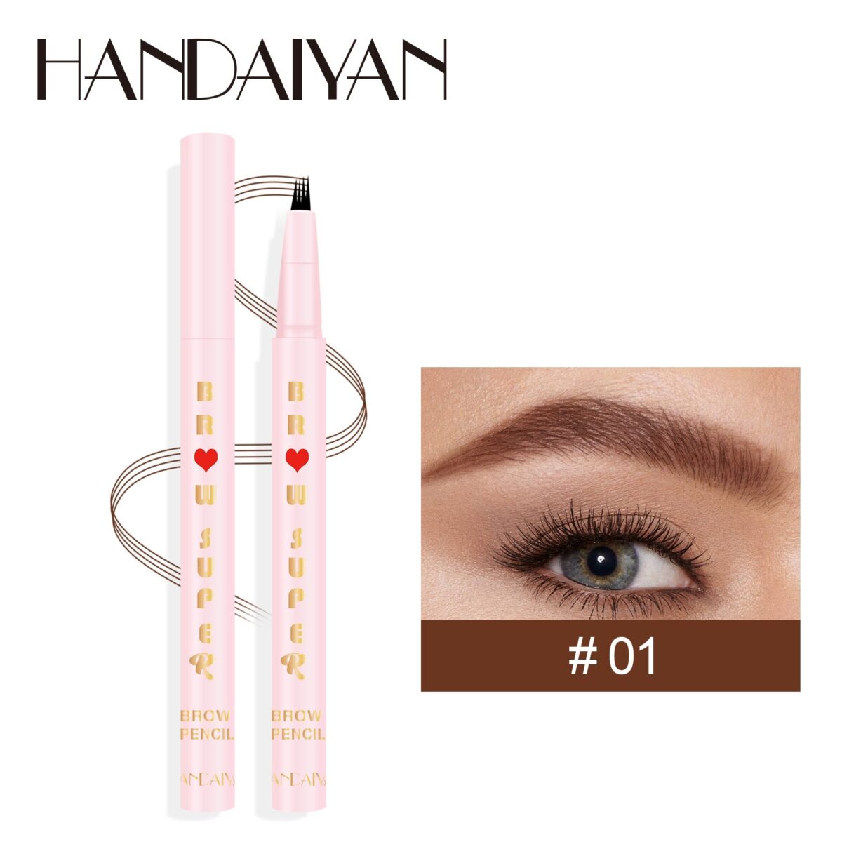 HANDAIYAN Four Fork Liquid Eyebrow Pencil  handaiyan