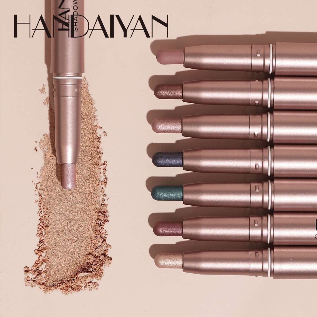 HANDAIYAN 12 Colors Vegan Eye Shadow Stick  handaiyan