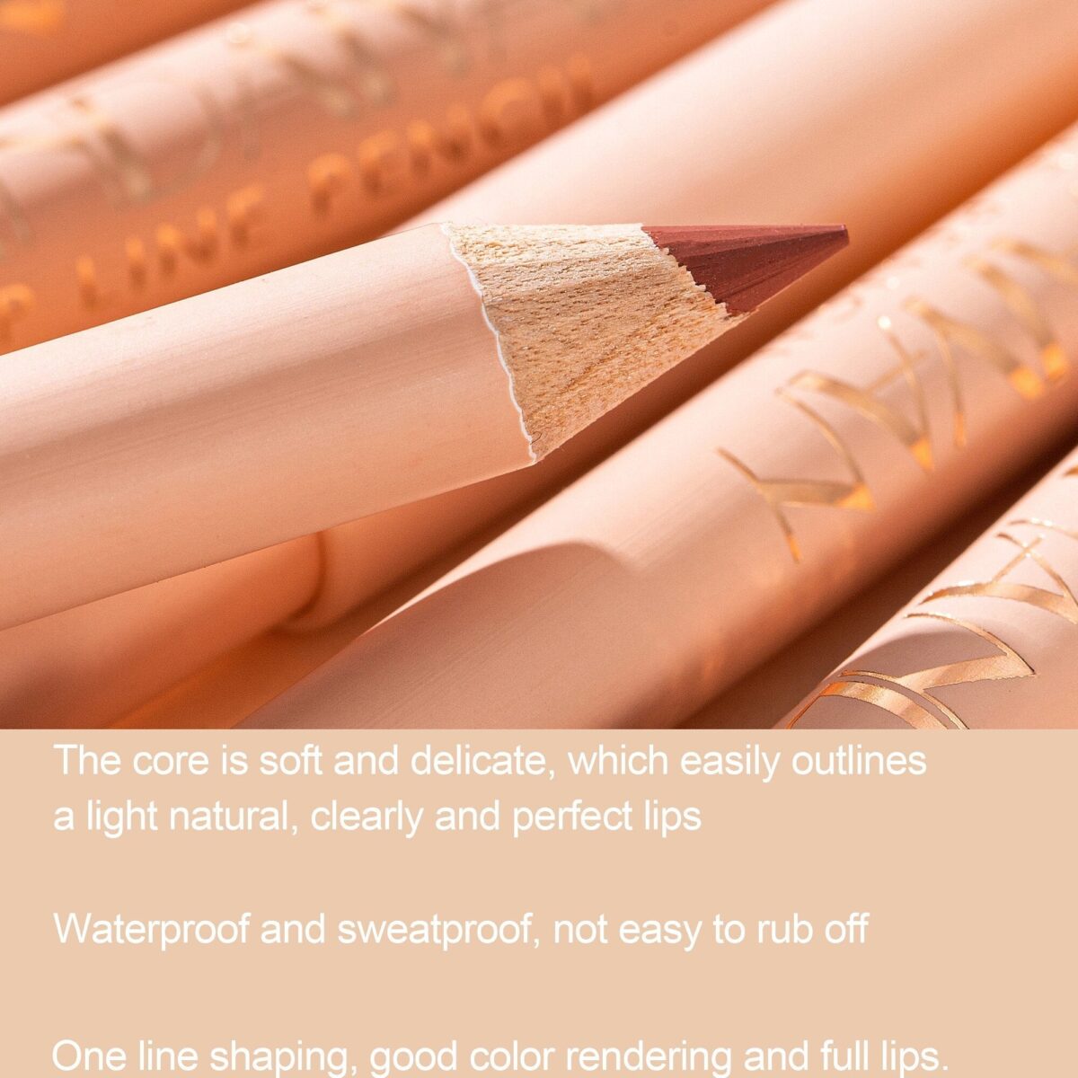 HANDAIYAN Nude Matte Lipstick and Lip Liner Set  handaiyan