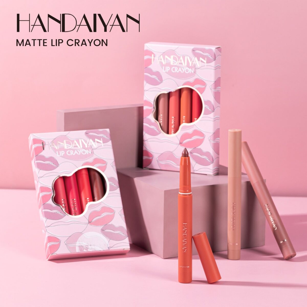HANDAIYAN Silky Velvet Lip Stick Pen Set  handaiyan