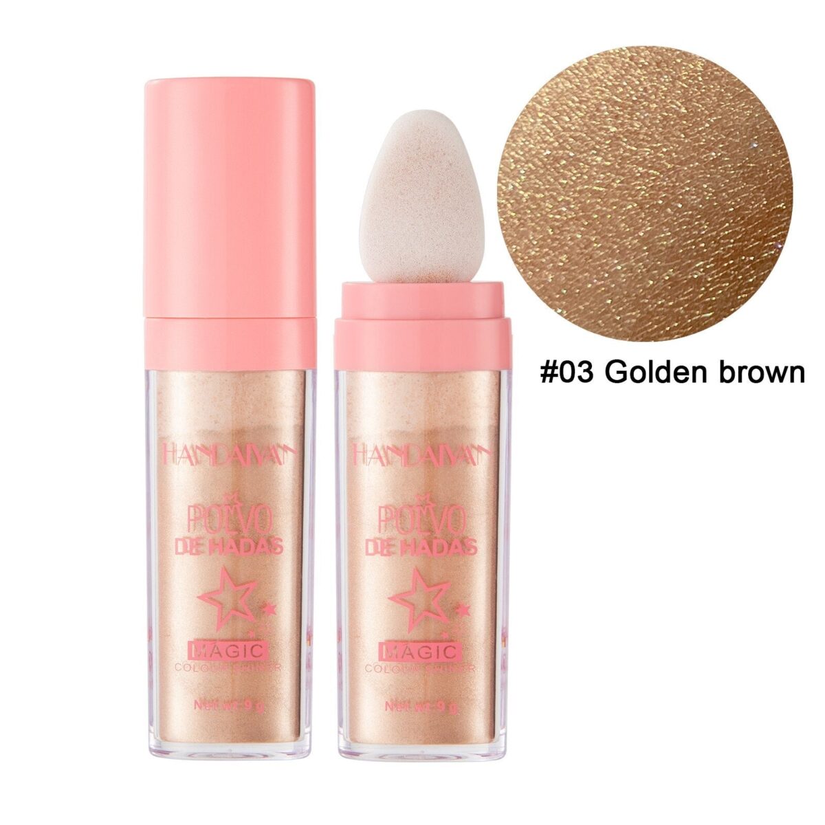 HANDAIYAN Highlighter - The Ultimate Natural Three  handaiyan 03 Golden Brown
