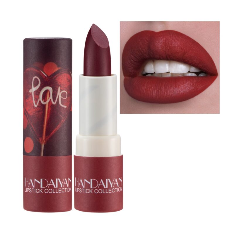 HANDAIYAN Floral Print Soft Velvet Lipstick  handaiyan 65508