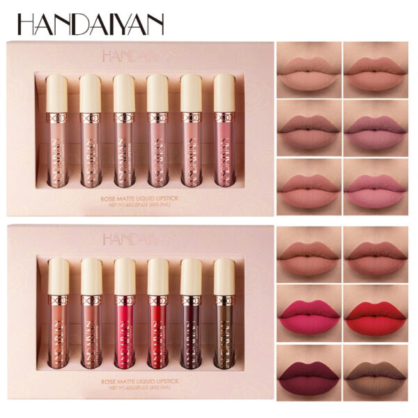 HANDAIYAN Matt Nude Velvet Lip Gloss handaiyan
