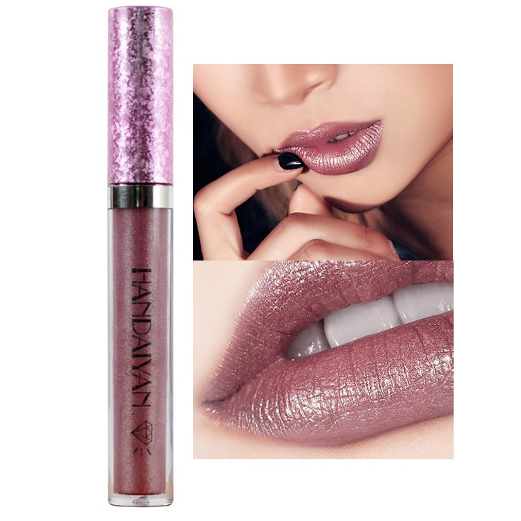 HANDAIYAN Waterproof Metallic Liquid Lipstick  handaiyan 06
