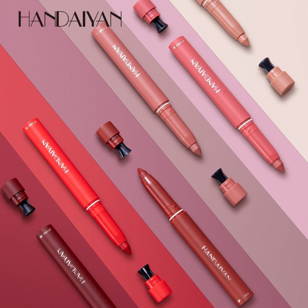 HANDAIYAN Silky Velvet Lip Stick Pen Set  handaiyan