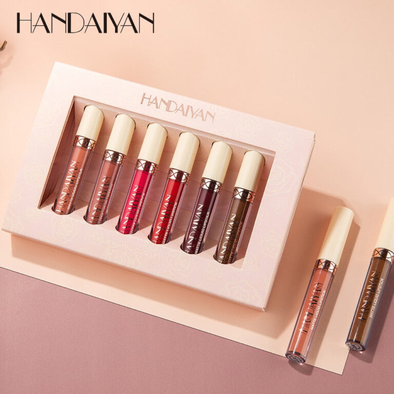 HANDAIYAN Nude Velvet Lip Gloss Makeup Set  handaiyan